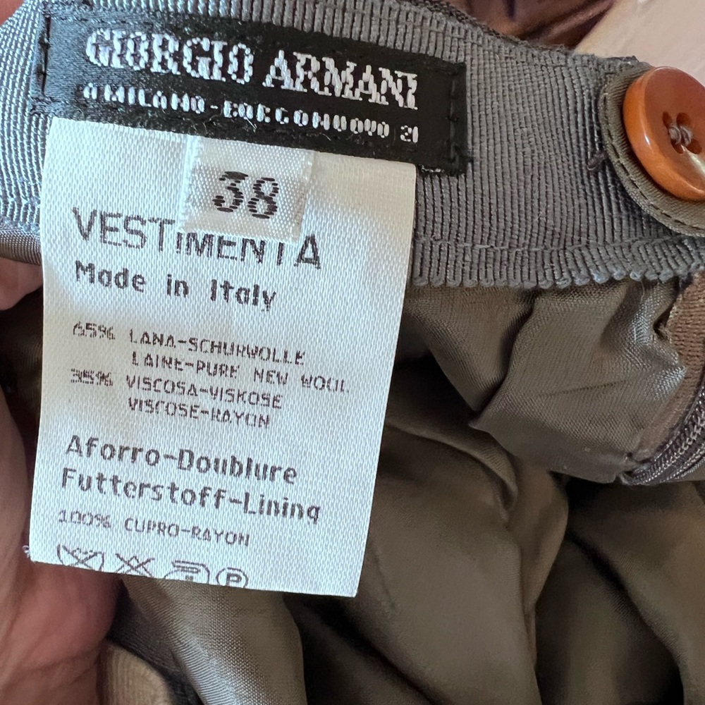 Vintage Milano Giorgio Armani Italy